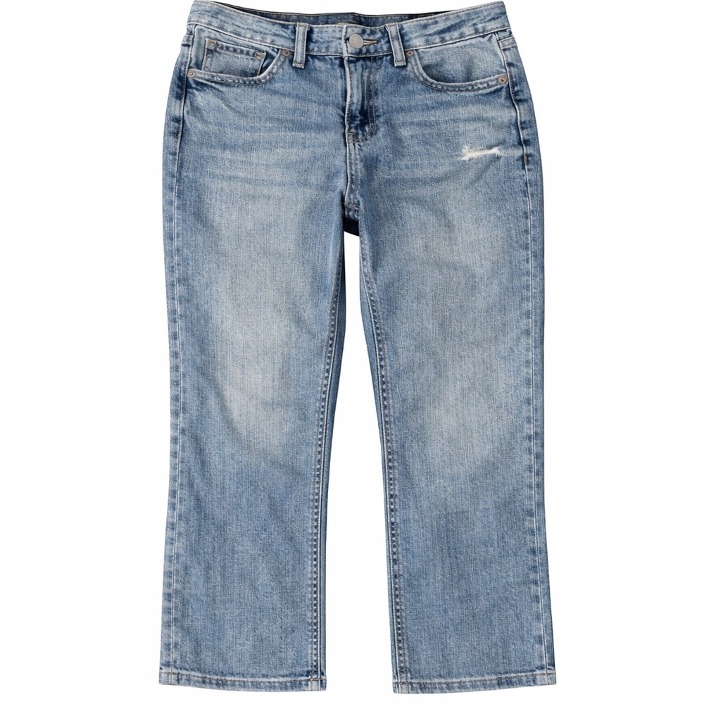 Silver Jeans Dark Blue Denim Capri